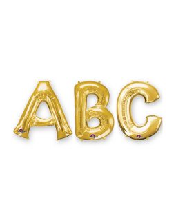 Ballon Alu Lettre